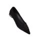 Pointed-toe Shallow Single 2025 New Style Elegant Women's Black Chunky Heel Slip-on High Heels Mom Work Shoes_vogvips.com
