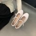 Flat Retro Little Red Single Fairy 2025 New Spring Ballet To Match Dress Mary Jane Shoes_vogvips.com