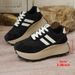 Women's Platform Fashion Forrest Gump 2025 New Sneakers For Women Casual Tennis Shoes Thick Sole Vulcanized Footwear_vogvips.com