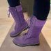 2021 Autumn Winter New Foreign Trade Women's Shoes Woolen Mouth Stitching European And American Style Large Size_vogvips.com