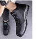 Men's Shoes Fleece Tooling Boots Warm Medium Tube Sports Men's Outdoor Snow Help Martin Boots_vogvips.com