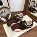Trainee-style German Training Shoes ~ 5cm Internal Height Increase, Satin Velcro Casual Ballet Women's Racing Forrest_vogvips.com