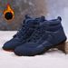 Winter Cotton Shoes, Men's And Women's Hiking Shoes, Couple's Thick Warm Shoes, Casual Shoes_vogvips.com