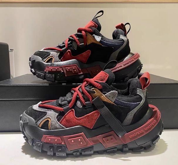 Motorcycle Sneakers - Thick Tire Sole Dad Shoes ( Summer Fashion In Multiple Colors For Sports & Casual Wear)_vogvips.com