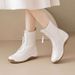 Female Autumn-Winter 2025 New Warm-Insulated Snow Boots With Thick Soles, Mom's Women's Shoes With Soft Bottoms, Short Boots_vogvips.com