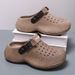 Summer Men's And Women's EVA Functional Wind Tunnel Slippers - Durable Two-pair Slip-on Sandals - Breathable Outerwear Beach Shoes_vogvips.com