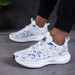 All-season Running Sneakers, Cross-border Wide-toe High-elastic Fly-knit Mesh, Comfortable, Breathable, Versatile,_vogvips.com