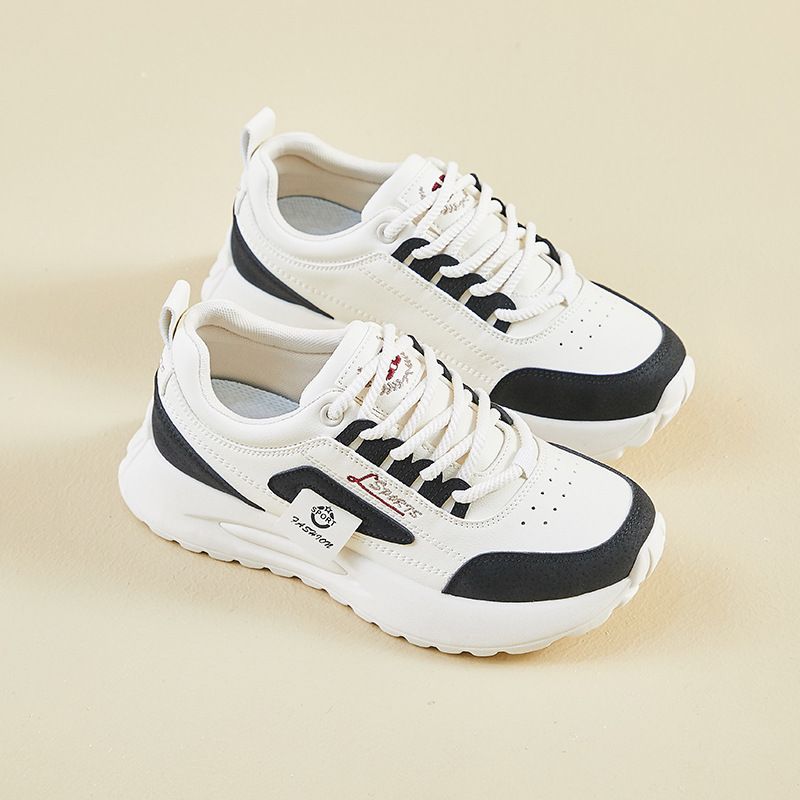 2025 Spring Dad New Korean Edition Ins Female Students Thick Bottom Height Increasing Sports And Leisure Shoes Street_vogvips.com