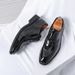 New Large-size Casual Leather Men, British Korean Style, Suitable For Weddings And Grooms, Hairstylist Fashion_vogvips.com