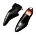 Men's European Style Pointed Toe Top Layer Cowhide Business Slip-On Formal British Genuine Leather Breathable Shoes_vogvips.com