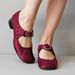 Spring New Style Low Heel 40-43 Buckle Strap Shallow Mouth Single Shoes_vogvips.com