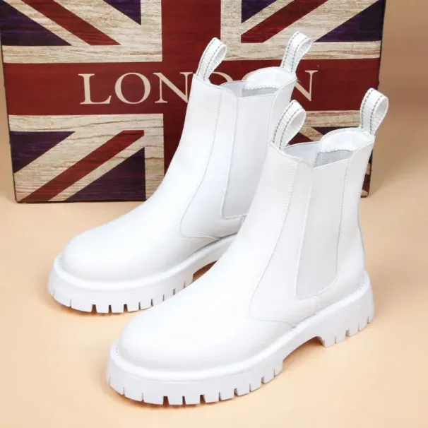 italian Mens Fashion Punk Nightclub Dress Boots Black White Shoes Handsome Cowboy Platform Boot High Top Botas 240924_vogvips.com
