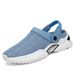 Summer Flip-Flops Large Half Slippers Men's Students' Hole Wrapped Sandals Beach Shoes_vogvips.com