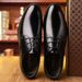 Premium Formal Oxford Shoes For Men - Waterproof PU Leather Business Dress Shoes With Classic Pointed Toe & Lace-Up Closure_vogvips.com