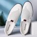 Suitable For All Seasons 2024 Leather Soft Sole Men's Business Casual Shoes Summer Hollow Sandals Slip-On Loafers_vogvips.com