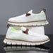 Men's shoes lightweight flying woven loafers men set foot a slip-on_vogvips.com