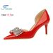 2025 Hot-Selling New Womens Pumps Red Glossy Patent Leather Side Hollow Rhinestone Bow Ladies Banquet High Heels Versatile Shoes_vogvips.com