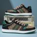 Men's Retro Skate Shoes Casual Soft Sole Sneakers Vintage Style Low-Top Lace-Up Breathable Unisex Shoes For Daily Wear_vogvips.com
