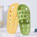 EVA Water Leak Stepping On Feces Feeling Slippers For Women Outdoor Indoor Bathroom Shower Hotel Couple Cool Slippers High-end Slippers_vogvips.com