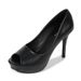 Fish Mouth Fashion Catwalk Sexywaterproof Platform High Heels Slimming Lookcasual Business Fashion Women's Shoes_vogvips.com