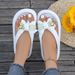 Summer Multi Color Women's Flip Flops Fashionable Metallic Teddy Bear Bow Slide Sandal Beach Vacation Home Versatile_vogvips.com
