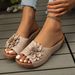 Fashionable Floral Wedge Sandals For Women 2026 Southeast Asia Foreign Trade Large Size Thick-Soled Hollow Out Open-Toe_vogvips.com