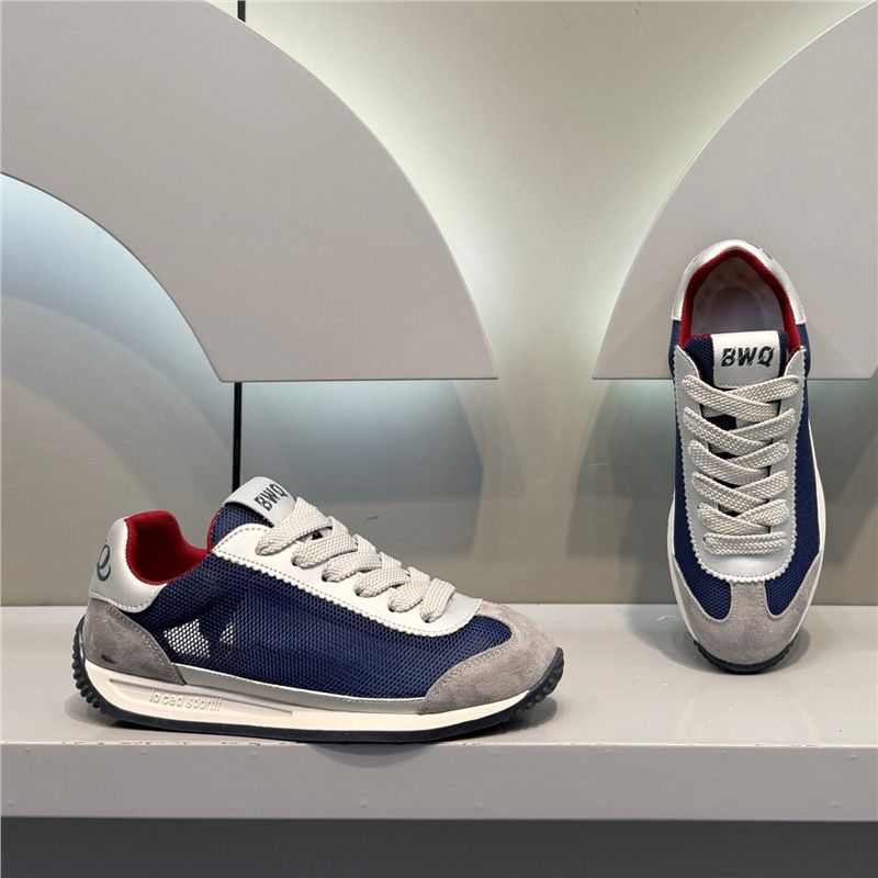 Men's 2026 Summer New Style Color-Block Lace-Up Mesh Thick-Soled Versatile Trendy Comfortable Casual Shoes_vogvips.com
