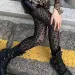 Vintage Women Thin Transparent Silky Pantyhose Gothic Black Sexy Leopard Animal Pattern Sheer Tights Seamless Stockings_vogvips.com