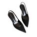 2026 New French Style Niche Leopard Print Women Leather Pointed Toe Open Back High Heel Sandals For Women ,_vogvips.com