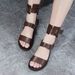 Men's Summer Roman Sandals Outdoor Wear-Resistant Anti-Slip Fashionable British Style Beach Shoes-2530_vogvips.com