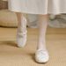 Mary Jane Women's Shoes 2026 Spring New Style, Versatile With Skirts, French Chunky Heel Single Shoes, Soft Sole,_vogvips.com