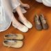 Mary Jane Single Women's Summer French Shallow Mouth Skirt Flat Bottom Soft Soled Shoes For Women 2025 New Gentle Style_vogvips.com