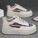 Autumn New Breathable Men's Korean Version Versatile Trend Niche Design Thick Soled Cloth Sports And Casual White Board_vogvips.com