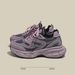 Purple Thick Soled Dad Shoes For Women New Popular All Match Lightweight Breathable Casual Sports Running Shoes_vogvips.com