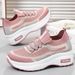 Mom Shoes Platform Casual Style Women's Shoes Heightening Shoes Mesh Breathable Women_vogvips.com