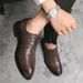Suitable For All Seasons 2025 Spring/Summer New Korean Business Fashion Trend Casual Large Size British Style Leather Shoes For Men_vogvips.com