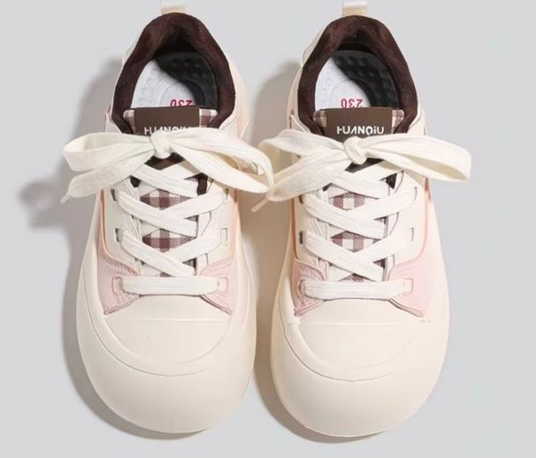 Ladies Casual Platform Sneakers Fashion Height Increasing Shoes For Streetwear_vogvips.com
