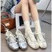 Women's Shoes Autumn New Retro Versatile Color Block Forrest Gump Shoes Soft Sole Lightweight Casual Shoes Sports Shoes German Training Shoes_vogvips.com