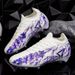 New Chinese Style Purple Ink Painting Student Youth Low Top Long Nail China-Chic Men's Football Shoes In Spring 2025_vogvips.com
