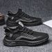 Flyknit Mesh Sports Casual Shoes Men, New Summer Trendy Low-top Breathable Men's Shoes, Versatile And Trendy, Available_vogvips.com