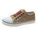 Women’s Shoes Large Size Women's Shoes New Round Toe Elastic Canvas Shoes Women's Flat Bottom Casual Shoes_vogvips.com