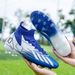 High-Top Soccer Cleats - Lightweight Breathable Football Shoes With Anti-Slip Rubber Sole For Indoor/Outdoor Training On Natural & Artificial Grass_vogvips.com