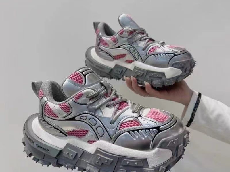 Tire Sole Dad Shoes New Ultra Light Durian Shoes Men's Shoes Increase Height Comfortable And Breathable Fashion Casual Sports Shoes_vogvips.com