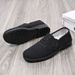 Euro Step 87 Low-top Cloth Men's Black Safety Hotel Wear-resistant Work Shoes Beijing Loafers_vogvips.com