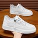 Men's 2025 Spring New Running Sports White Men's Casual Versatile One Foot Board Shoes_vogvips.com