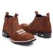 European Warm Series New Men's Shoes Winter Suede Flat Round Toe Martin Trendy Ankle Boots_vogvips.com