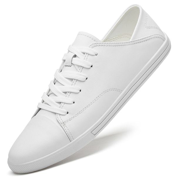 Lace-up Flat Baseplate Shoes Men's Casual Shoes Lace-up Shallow Mouth Sports Shoes_vogvips.com