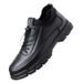 2025 Spring And Autumn Casual Fashion Trend Black Business Men's Work Comfortable British Style Leather Shoes_vogvips.com