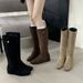 Retro Square-Toe Suede Over-The-Knee Long For Women, 2026 New Autumn/Winter Thick-Heeled High-Tube Riding Boots_vogvips.com