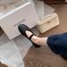 2025 Autumn New Round-Toe Row Style Single Strap Leather Soft Sole Shallow Mary Jane Shoes For Women_vogvips.com